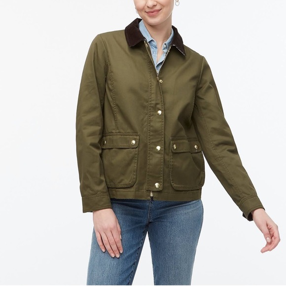 J.Crew Loden Green Orchard Utility Jacket - Picture 1 of 3